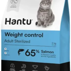 Pienso para gatos esterilizados Hantu, control peso.
